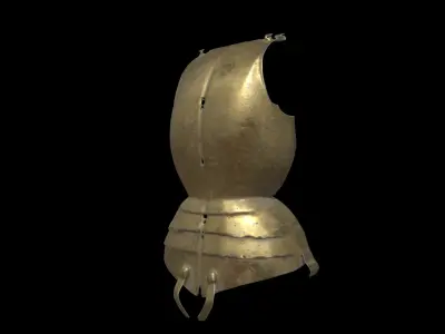 Golden Shield 3D model purchase