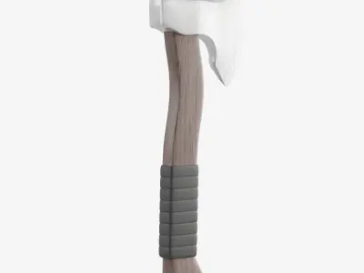 Survival Axe Set 3D model