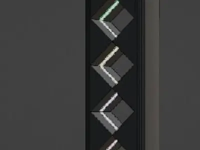 cyberpunk katana Free low-poly 3D model