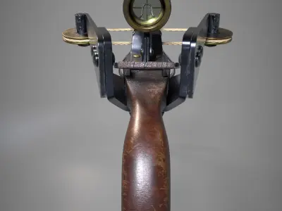 medieval crossbow Low-poly 3D model order