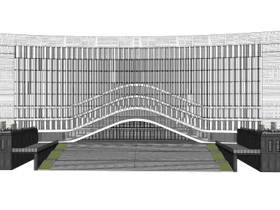 Sketchup Office building Q3 3D model