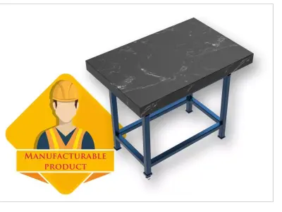 Precision measuring table Low-poly 3D model