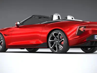 MG Cyberster 2025 3D model purchase