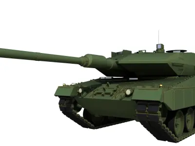 Leopard 2 Tank Free 3D model