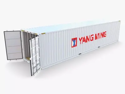 40ft Shipping Container Yang Ming 3D model