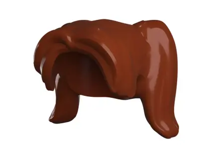 Custom3Dprint Minifigure Accessory - Minifigure Hair S2 - 048 3D print model