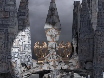 Cyberpunk Emperor Mega city  3D model