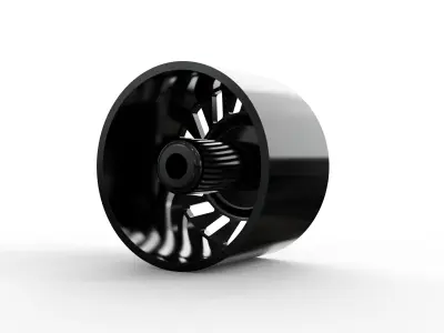 corleone front vallo dually wheel  3D print model