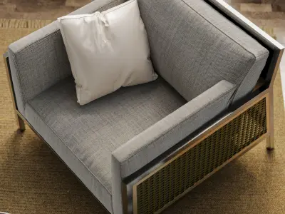 Luxury armchair Free 3D model