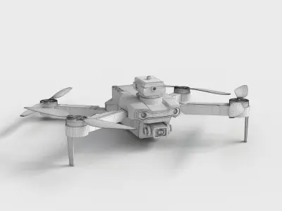 BRUSHLESS MOTOR DRONE 3D model