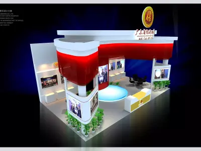 Exhibition - Area -10X5-3DMAX2009-019 3D model