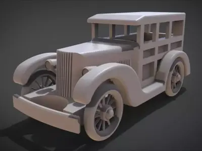 Toy Woody Wagon 3D print model