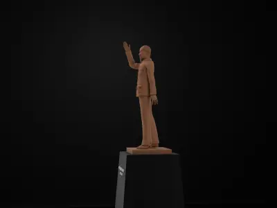 Ho Chi Minh Statue 3D model
