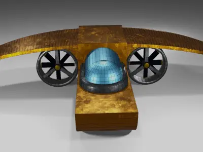 Scout Submarine Free low-poly 3D model