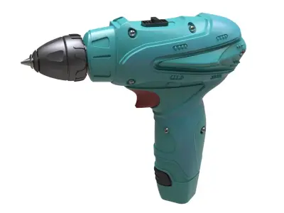 Hand Drill 02 3D model purchase