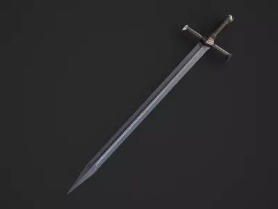 Sword 8  Low-poly 3D model