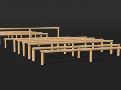 Low Training Obstacles 3D model
