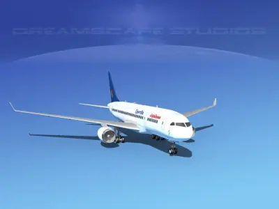 Boeing 787-8 Egypt Air 3D model