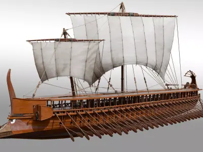 Trireme 3D model