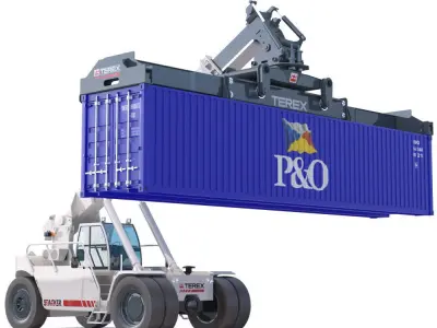 Super stacker TEREX TFC 45 3D model