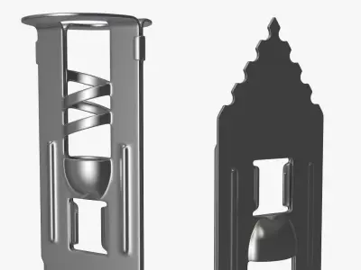 steel dowel 3D model