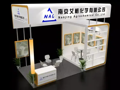 Exhibition - Area -3X6-3DMAX2009-14 3D model