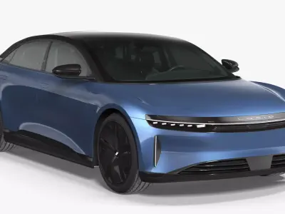 Lucid Air Electric Luxury Sedan Sapphire 3D model