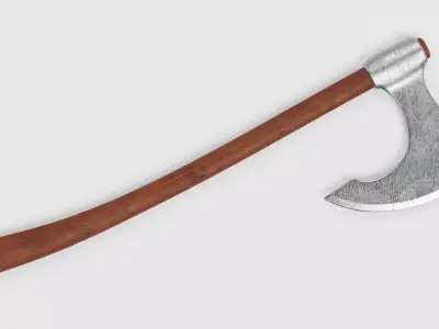 -Battleaxes- Low-poly 3D model