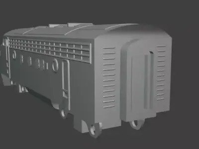 3D Printable F-7A Locomotive Model 1-115 Version 3D print model