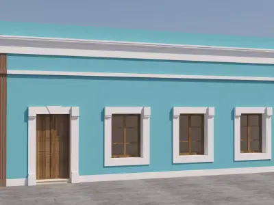 Mexican House 3D model 5