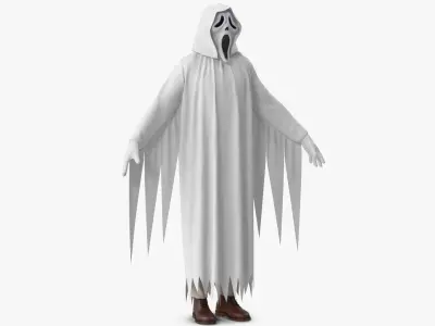 Halloween Costume Ghostface 2 3D model