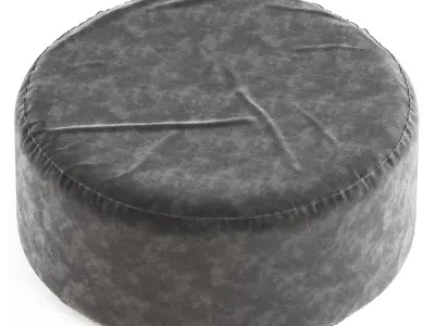 Round Ottoman Nedra By La Forma 3D model