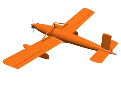 Type1 target plane 3D model