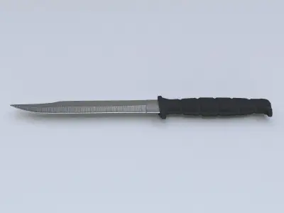 Combat Knife Free low-poly 3D model buy