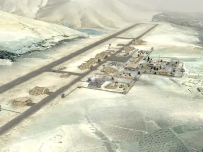 Military Airfield Basic 3D model