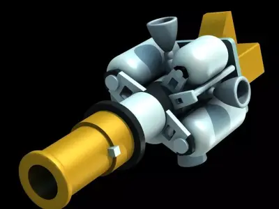 Exo-atmospheric Kill Vehicle EKV 3D model