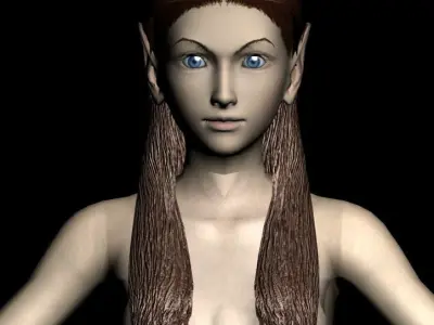 Mermaid 3D model buy