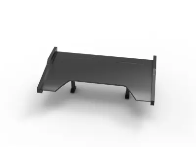 spoiler black series Carbon part  3D model