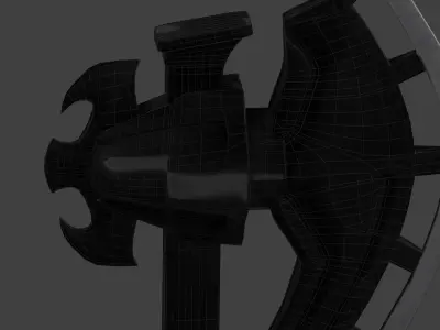 Albedo Axe Low-poly 3D model