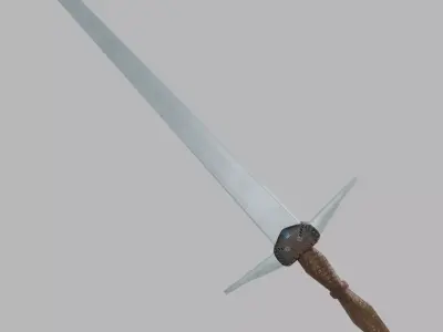 Sword Warrior Sword Low-poly 3D model