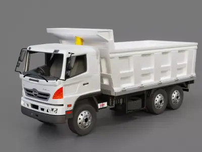 Hino Jumbo Ranger FM 320 Dump Truck 3D model