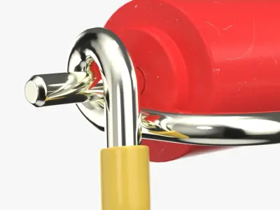 Inkssentials Inky Roller Brayer 2 25in Small 3D model