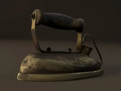 Antique Electric Iron - Photogrammetry 3D model