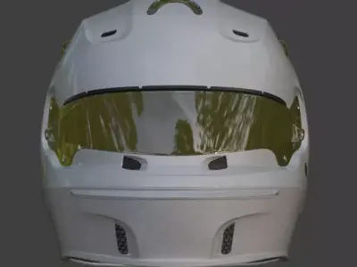 Racing Helmet 3D Model 3D model purchase