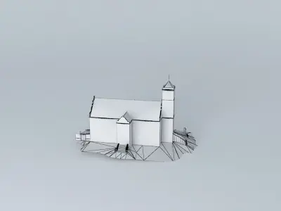 Lord God of Sabaoth Lutheran Church -St Croix Virgin Islands 3D model
