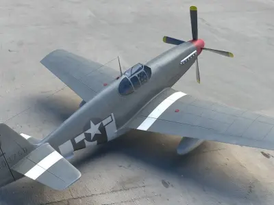 P-51 Mustang 3D model by SE