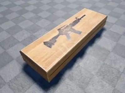 Weapon Cleaning Kit Low-poly 3D model