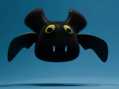 bat  toy nature animal  3D model