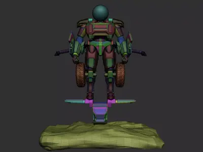 Splinter Robotics Low-poly 3D model