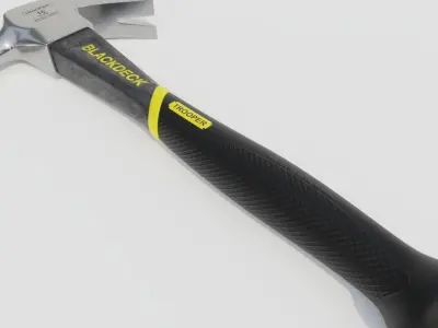 Claw Hammer 3D model 2